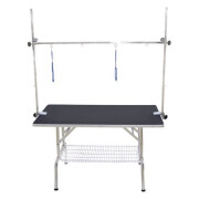 Table de toilettage pliante potence double