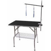 Table de toilettage pliante potence simple