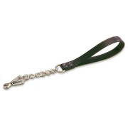 Poignée cuir noir extra robuste