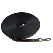 Laisse de dressage Hunter nylon noir