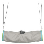 Tunnel brun douillet pour rat et furet