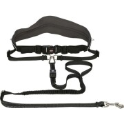 Ceinture ventrale canicross avec laisse