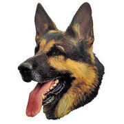 Autocollant Berger Allemand tête