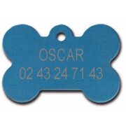 Quick Médaille Os bleu large