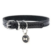 Collier chihuahua : petit chien Power noir