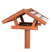 Mangeoire oiseau sur pied Natura en bois