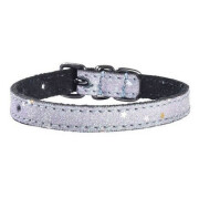 Collier mini chien Cosmos gris