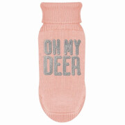 Pull petit chien Astrid rose