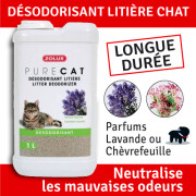Désodorisant litière PureCat Lavande