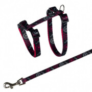 Harnais laisse color motif