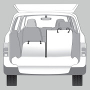 Protection coffre de voiture beige