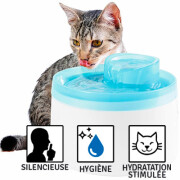 Fontaine à eau pour chat ultra silencieuse Zolux