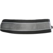 Ceinture ventrale canicross avec laisse noir