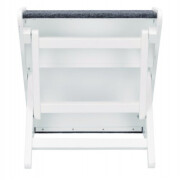 Escalier réglable vernis blanc