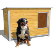 Niche bois isolée à toit incliné