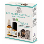 Coffret programme fleurs de Bach animaux tristes