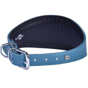 Collier Lévrier Nicky bleu canard