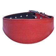 Collier Lévrier Nicky rouge