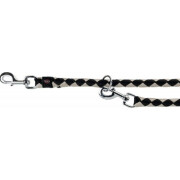 Laisse multiposition Cavo noir argent