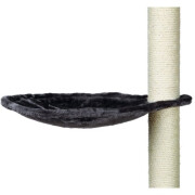 Hamac arbre à chat peluche gris 