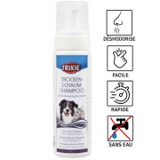 Shampoing sec moussant chat et chien