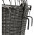 Panier avant vélo poly rotin avec fixation