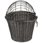 Panier avant vélo poly rotin avec fixation