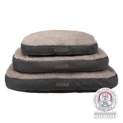 Coussin XXL ovale Vital Bendson gris, déhoussable