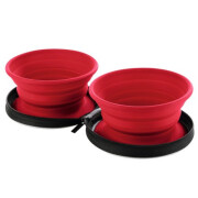 Gamelle List rouge x2 gamelle pliable avec sa pochette