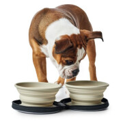 Gamelle pliable List beige x2 avec sa pochette