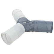 Triple tunnel de jeu nylon pour chat, extérieur