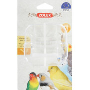 Mangeoire perchoir transparente Arabesque