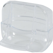 Mangeoire perchoir transparente Arabesque