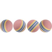 Lot de 4 balles arc en ciel