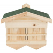 Nichoir maison bois ouverture dessous