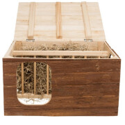 Maison Hilke Natural Living avec râtelier à foin intégré