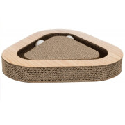 Plaque griffoir avec carton et  balles pour chat