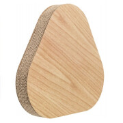 Plaque griffoir avec carton et  balles pour chat