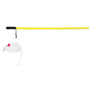 Canne à pêche souris avec bande élastique