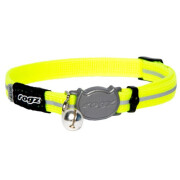 Collier anti étranglement AlleyCat jaune pour chat