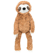 Grosse peluche pour chien Paresseux marron