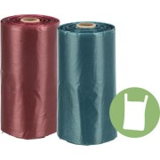 8 rouleaux de sacs ramasse crottes avec poignées