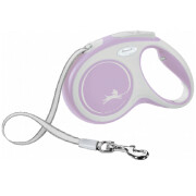 Laisse Sangle rétractable pour chien COMFORT Rose