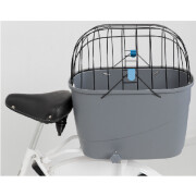 Panier pour porte-bagages avec tapis isotherme pour chien