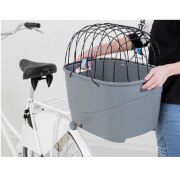 Panier pour porte-bagages avec tapis isotherme pour chien