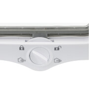 Chatière 4 positions avec tunnel BLANCHE 