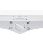 Chatière 4 positions avec tunnel BLANCHE 