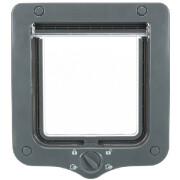 Chatière 4 positions avec tunnel GRISE