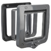 Chatière 4 positions avec tunnel GRISE