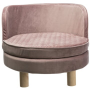 Fauteuil design Livia rose pour chat